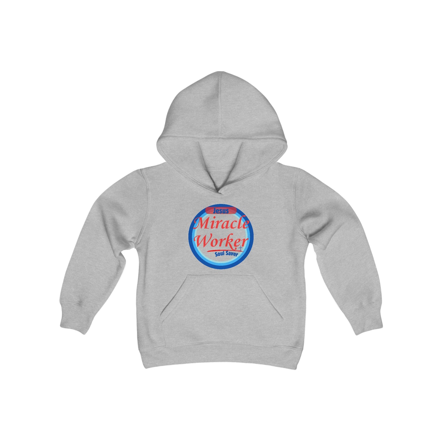 Miracle Worker -Youth Heavy Blend Hooded Sweatshirt