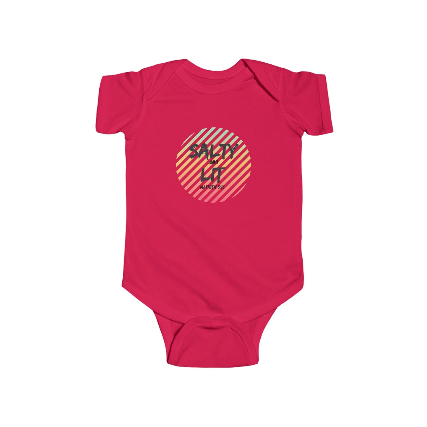 Salty and Lit -Infant Fine Jersey Bodysuit