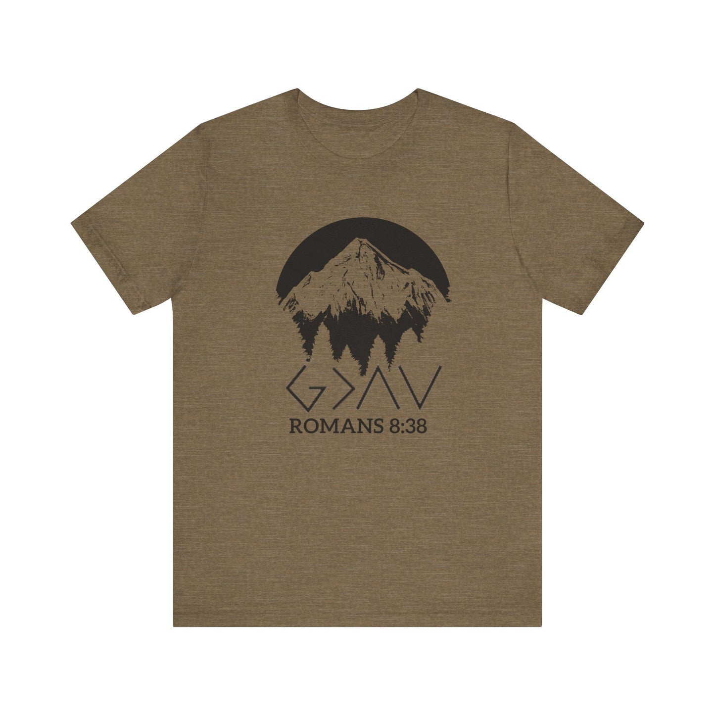 God is Greater Unisex Jersey Short Sleeve Tee