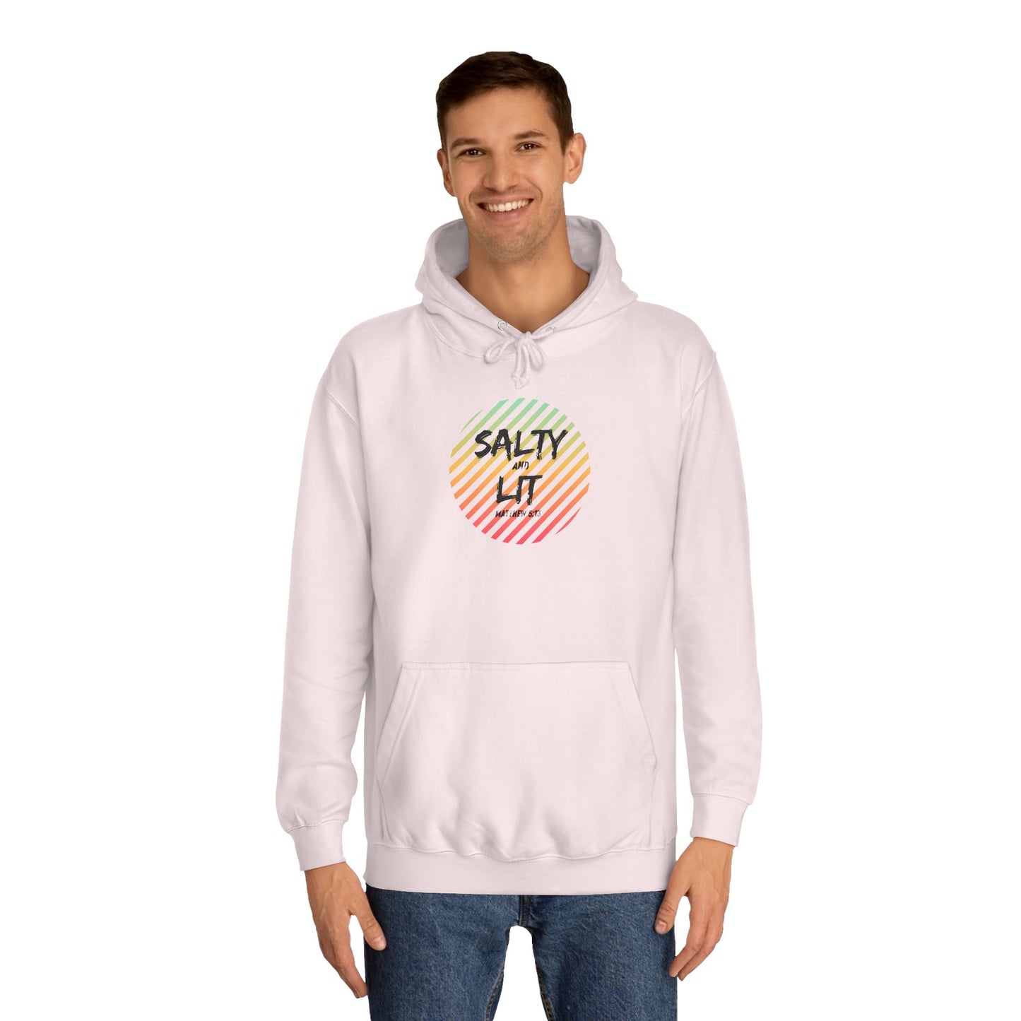 Salty and Lit -Unisex College Hoodie