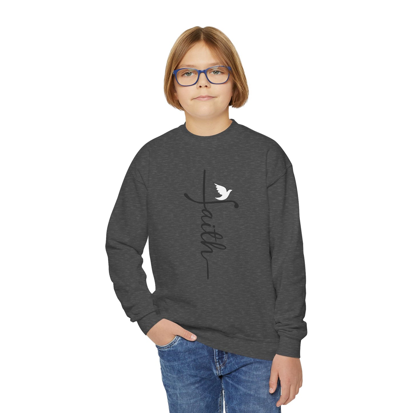 Faith Youth Crewneck Sweatshirt