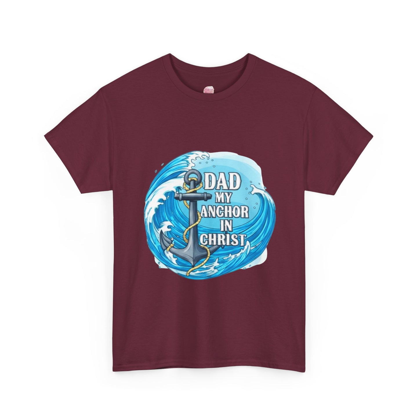 ⚓️ Faith & Family Tee! Dad My Anchor In Christ - Perfect Father's Day Gift! 🙏