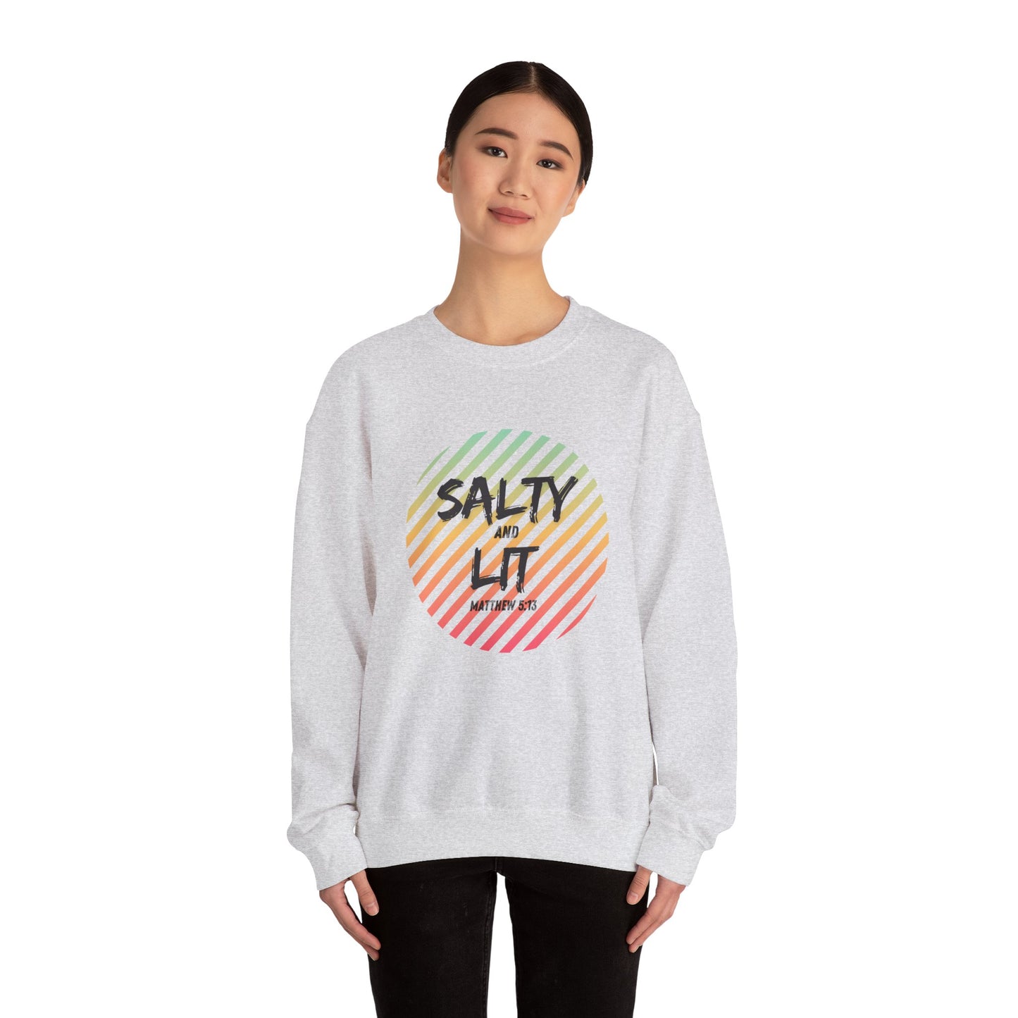 Salty and Lit -Unisex Heavy Blend™ Crewneck Sweatshirt