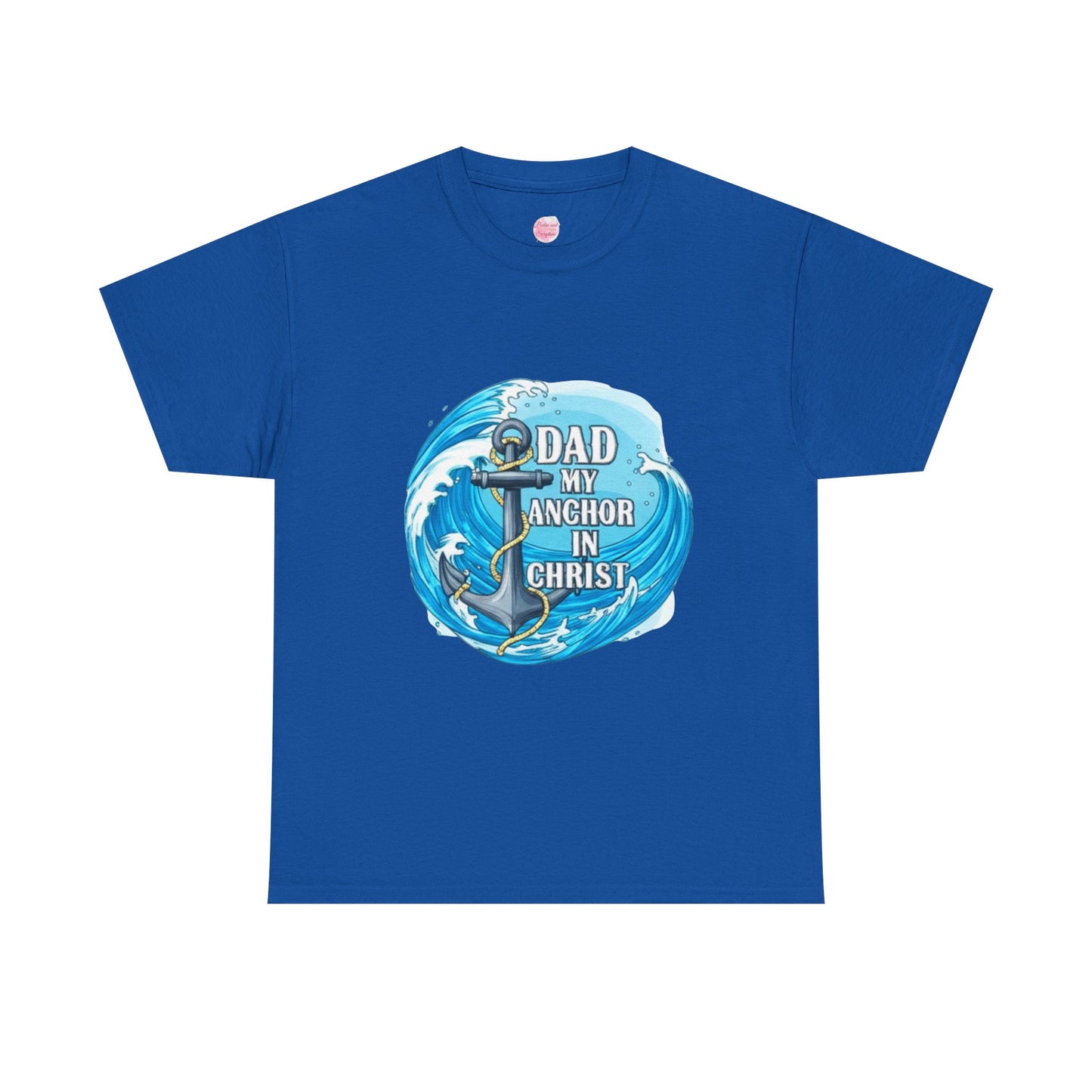 ⚓️ Faith & Family Tee! Dad My Anchor In Christ - Perfect Father's Day Gift! 🙏