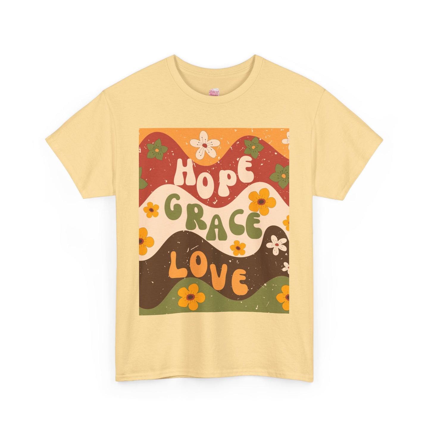 Groovy Faith! Hope Grace Love T-Shirt - Shop Now! 💖
