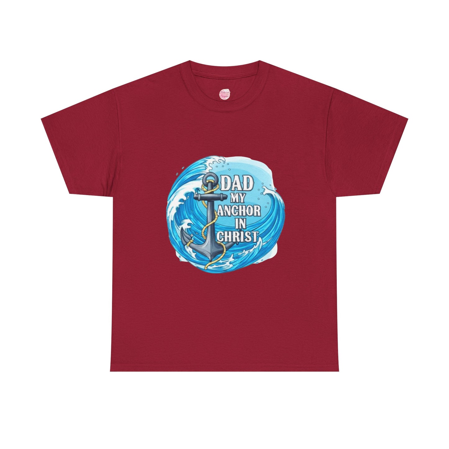 ⚓️ Faith & Family Tee! Dad My Anchor In Christ - Perfect Father's Day Gift! 🙏