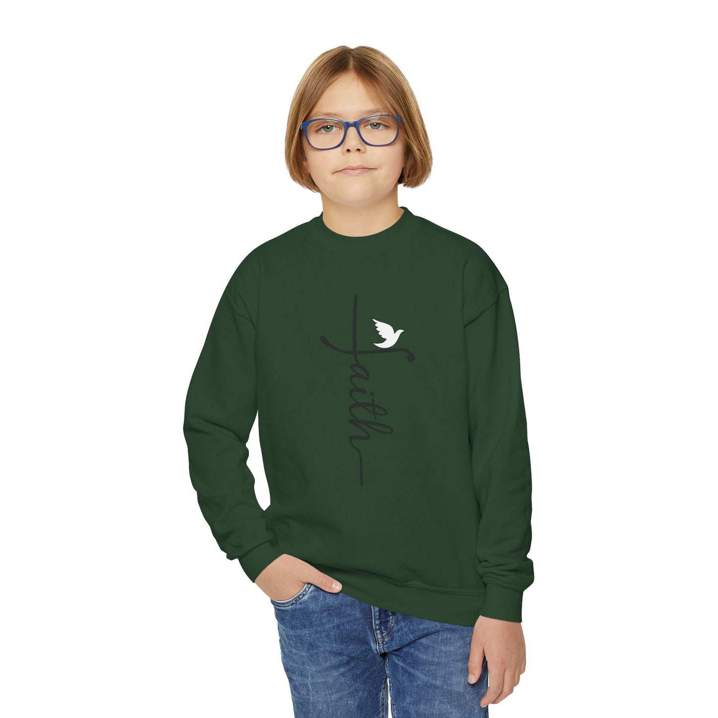 Faith Youth Crewneck Sweatshirt