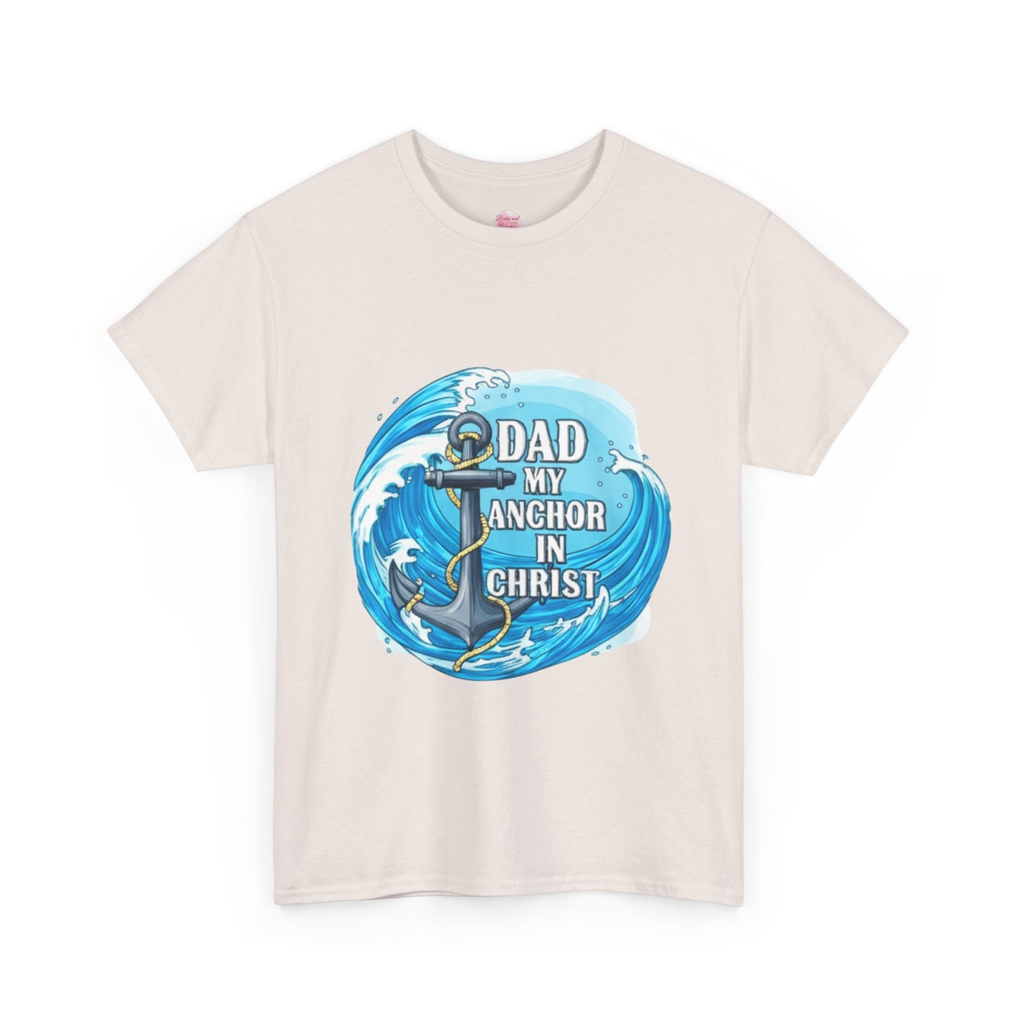 ⚓️ Faith & Family Tee! Dad My Anchor In Christ - Perfect Father's Day Gift! 🙏