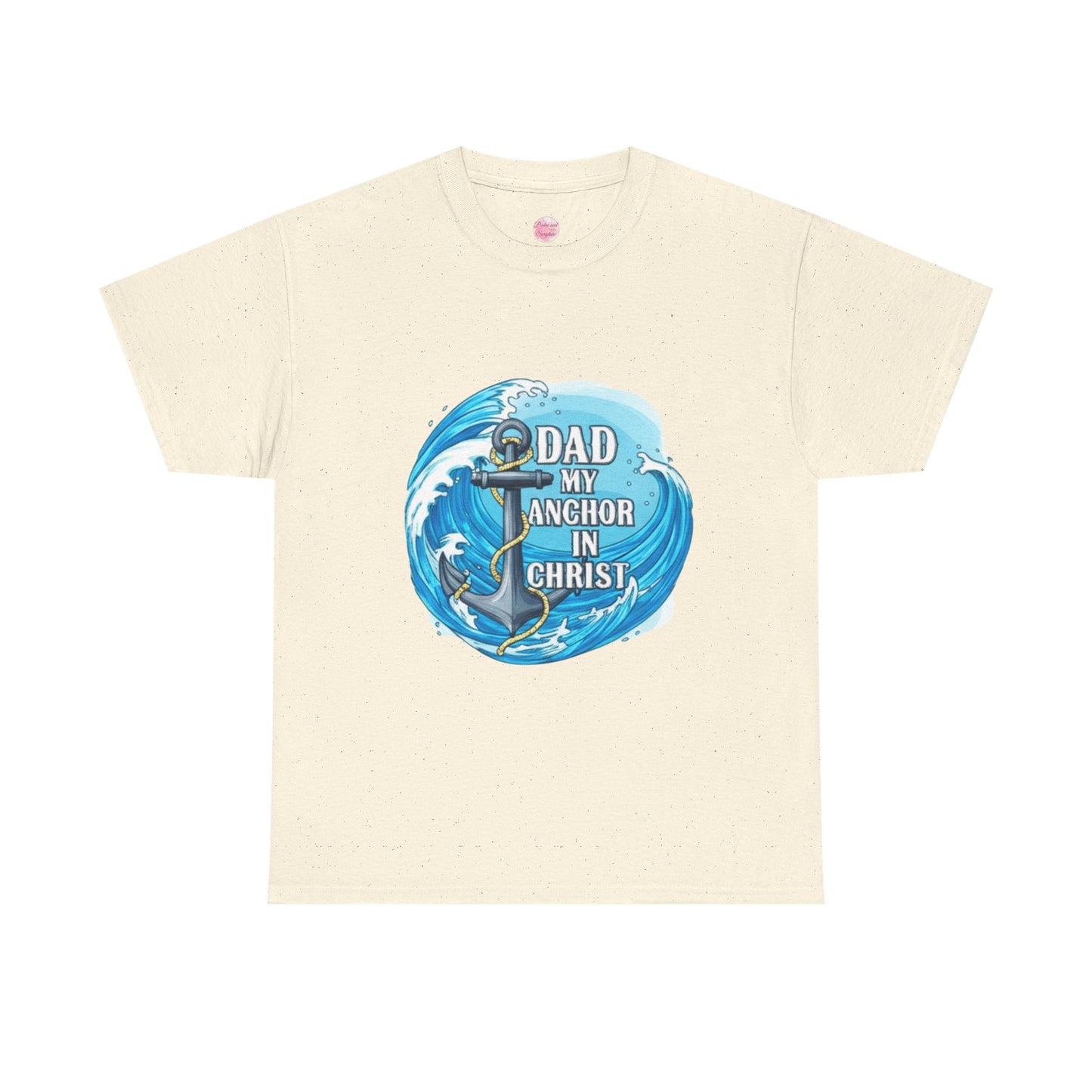 ⚓️ Faith & Family Tee! Dad My Anchor In Christ - Perfect Father's Day Gift! 🙏