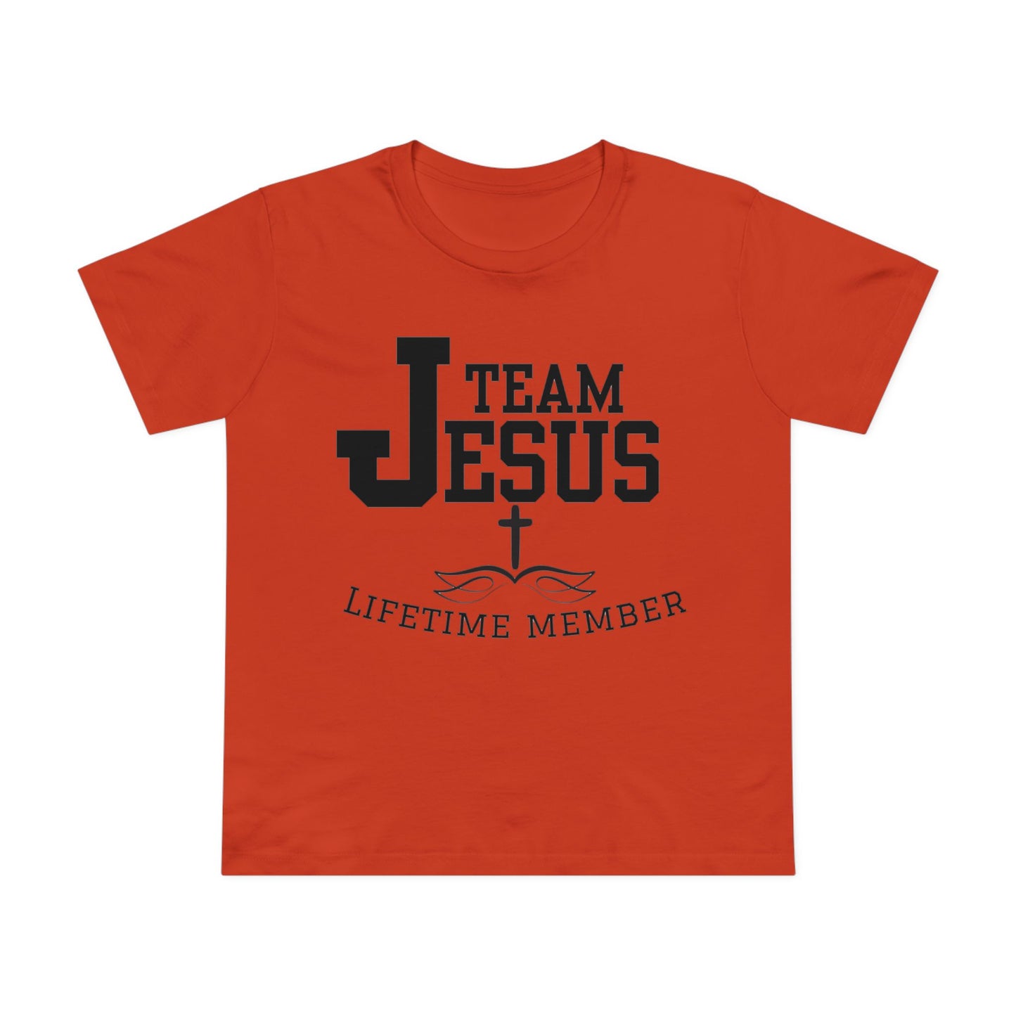 Women's Tee - Team Jesus Faithful Christian Praise Fun Tone