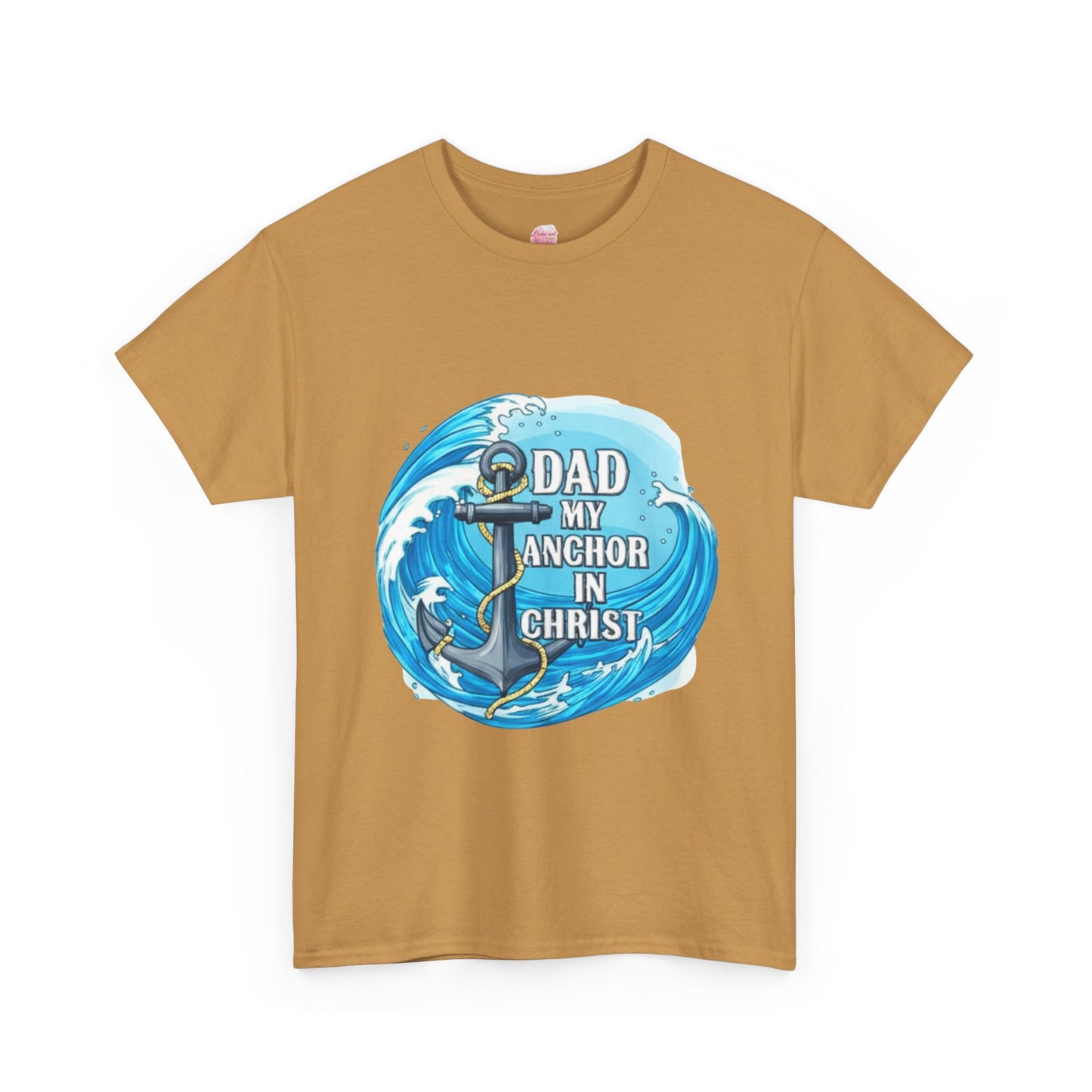 ⚓️ Faith & Family Tee! Dad My Anchor In Christ - Perfect Father's Day Gift! 🙏