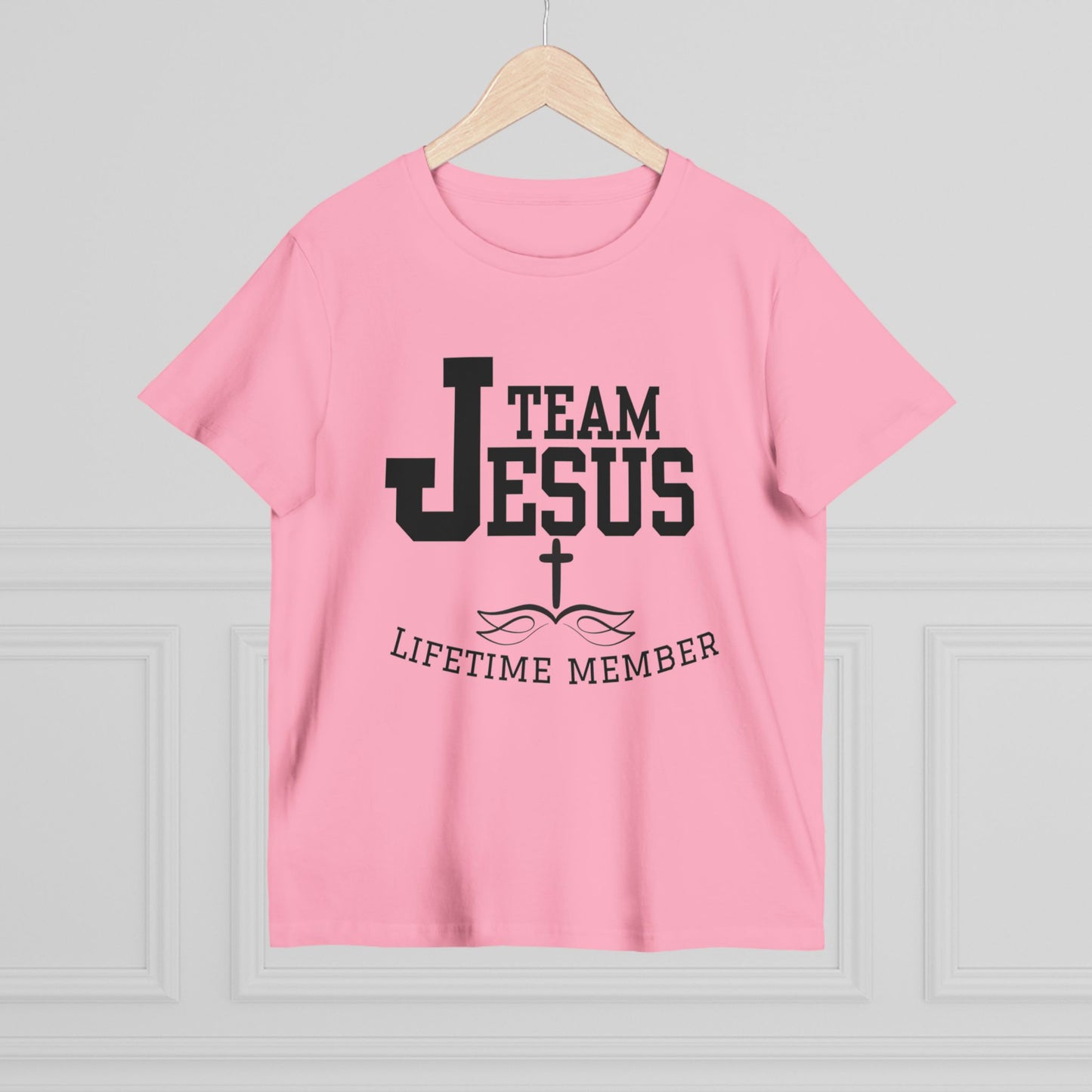 Women's Tee - Team Jesus Faithful Christian Praise Fun Tone