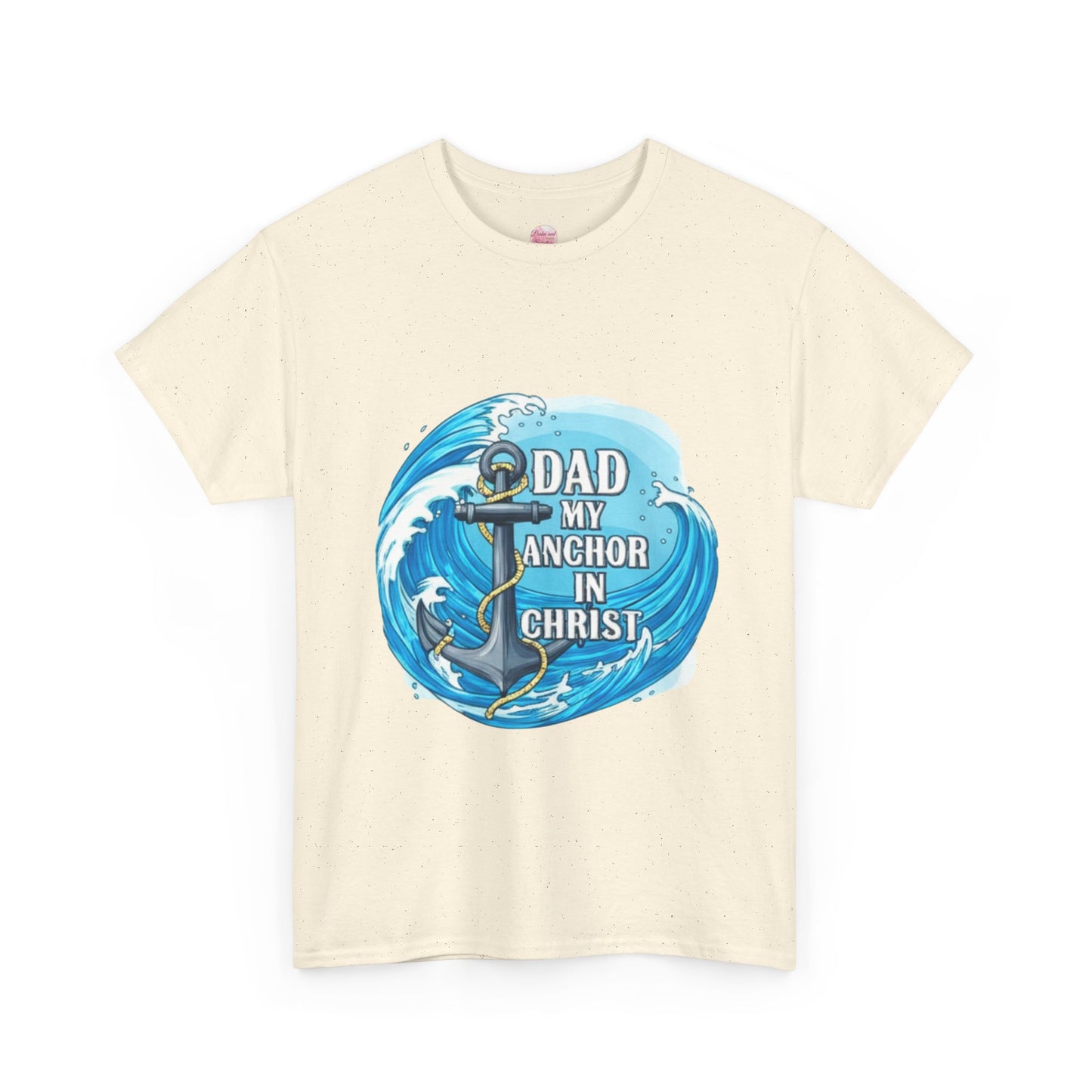 ⚓️ Faith & Family Tee! Dad My Anchor In Christ - Perfect Father's Day Gift! 🙏