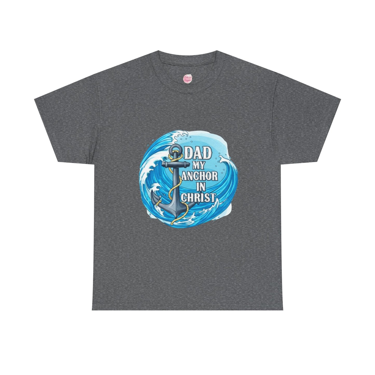 ⚓️ Faith & Family Tee! Dad My Anchor In Christ - Perfect Father's Day Gift! 🙏