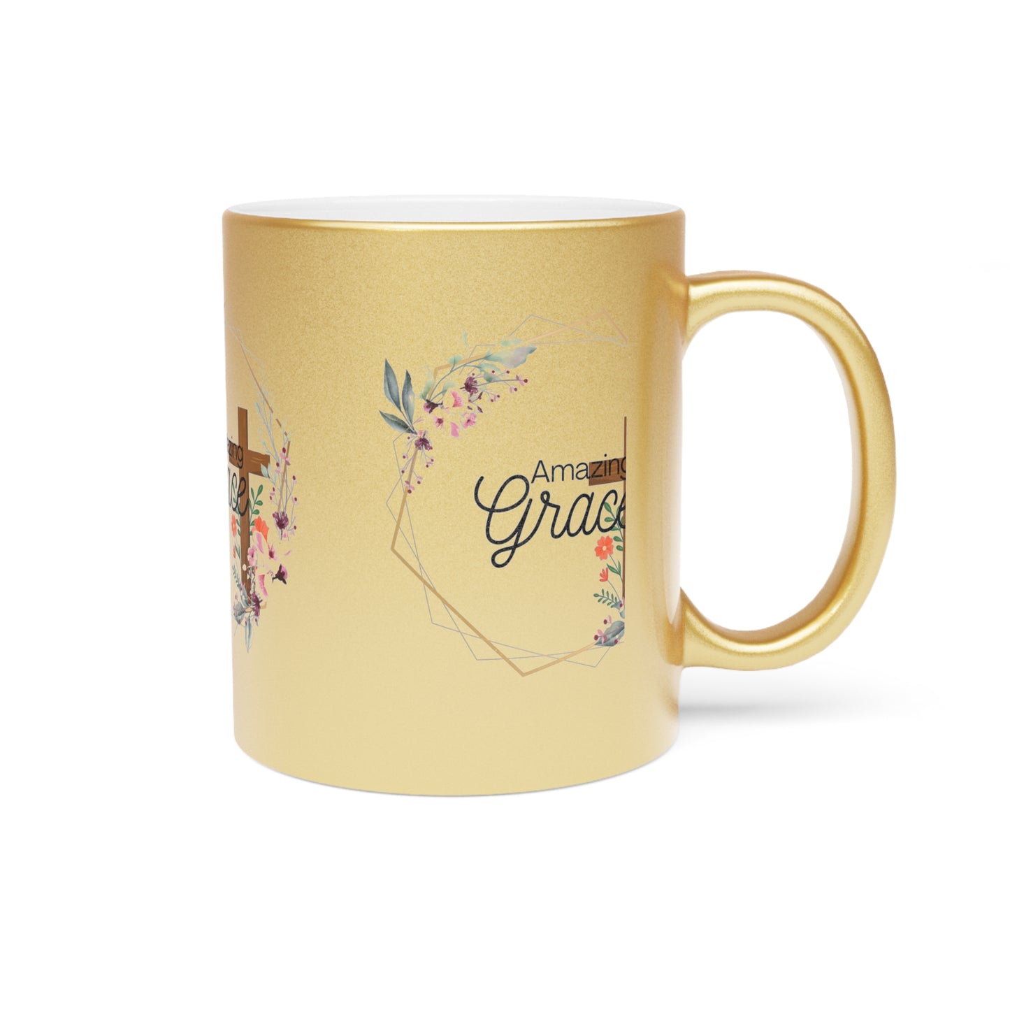 ⨠Faith & Coffee: Golden Grace Mug â¨