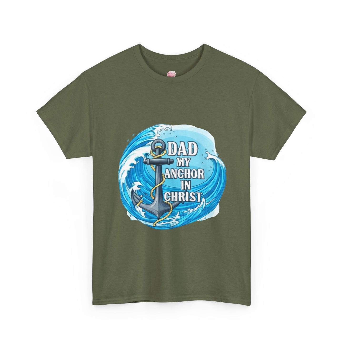 ⚓️ Faith & Family Tee! Dad My Anchor In Christ - Perfect Father's Day Gift! 🙏