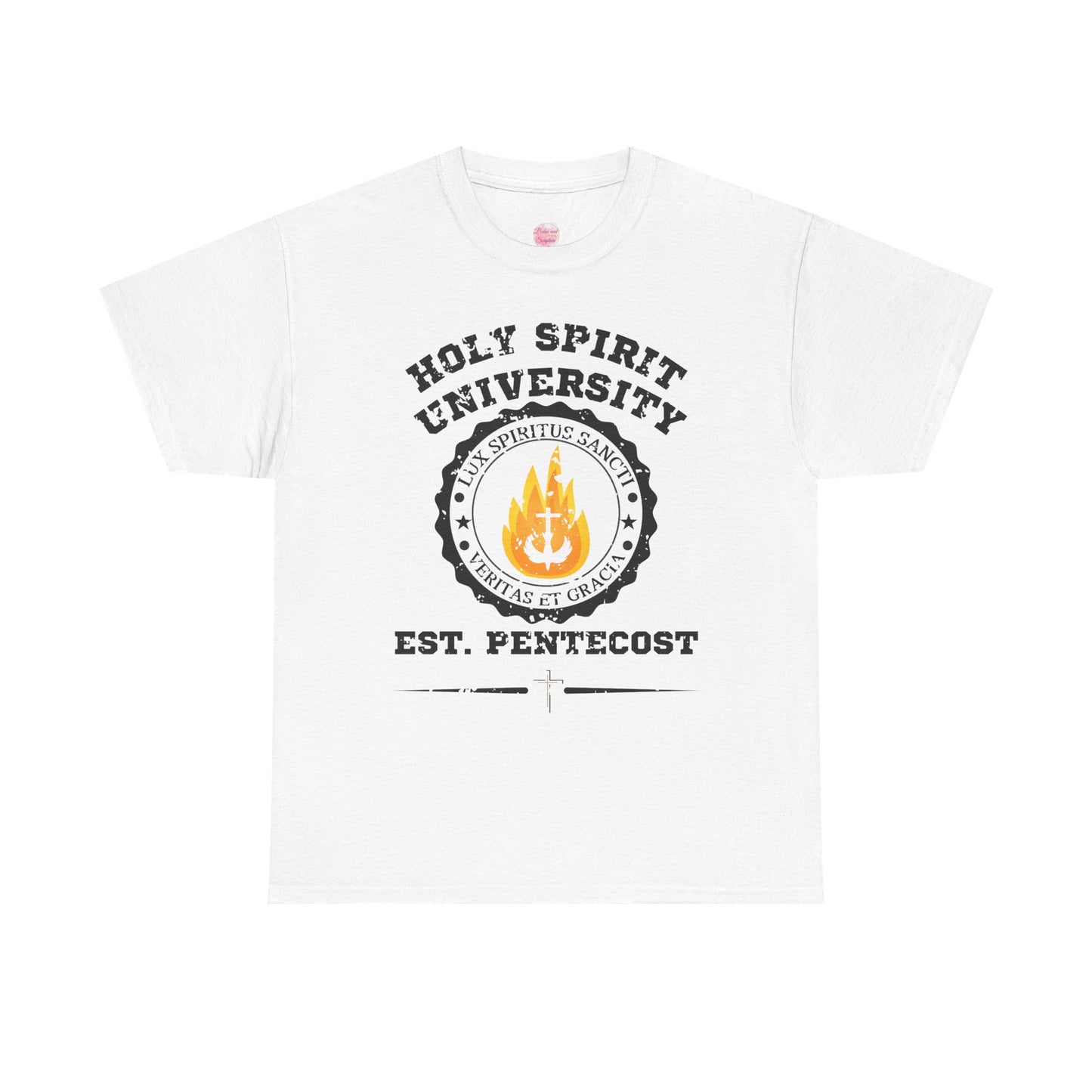 HOLY SPIRIT U. Collegiate Tee 🔥 EST. Pentecost | Comfort Colors