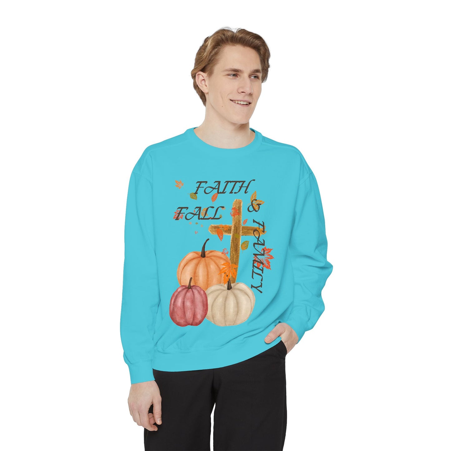 Fall Faith Unisex Sweatshirt - Warm and Comfortable Christian Apparel