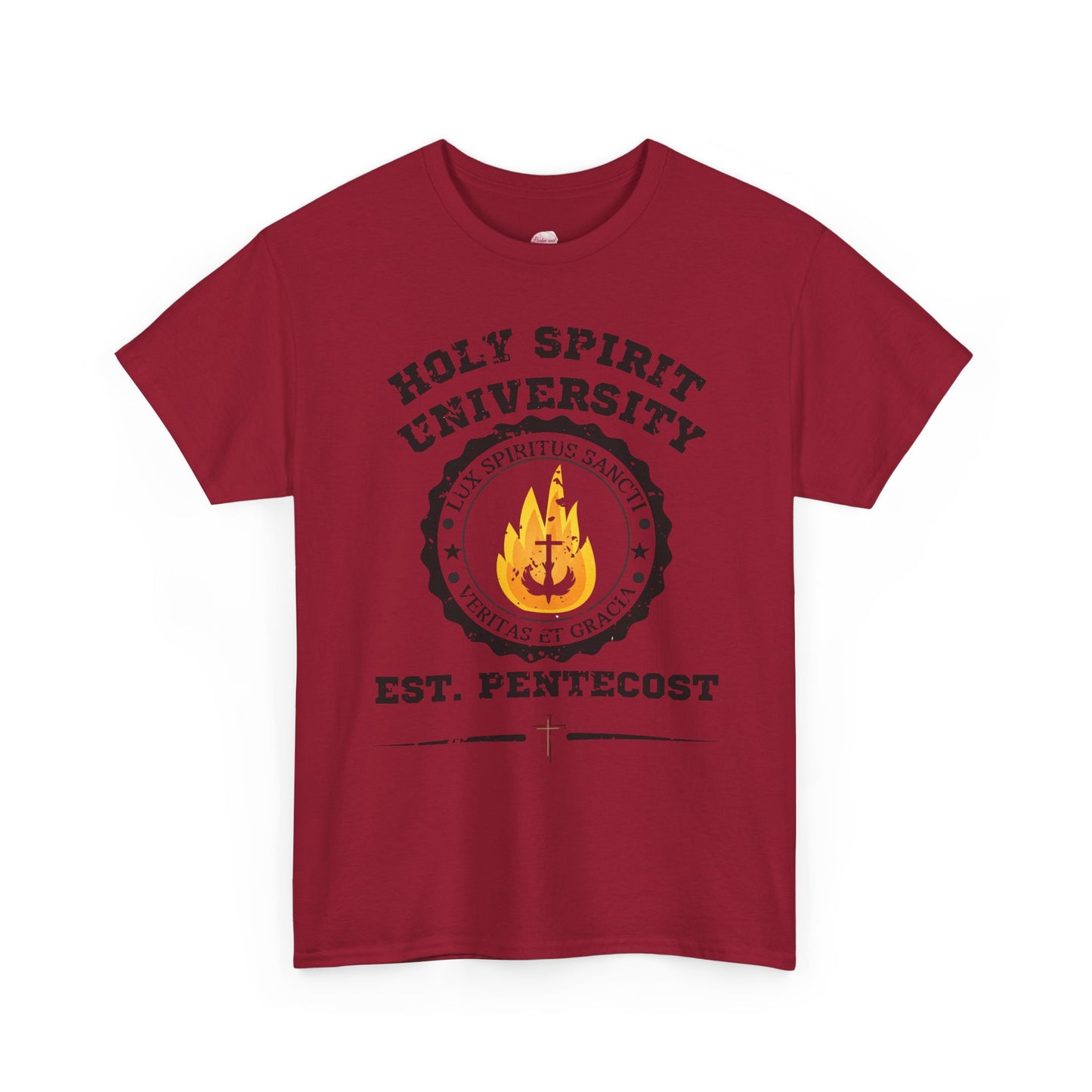 HOLY SPIRIT U. Collegiate Tee 🔥 EST. Pentecost | Comfort Colors