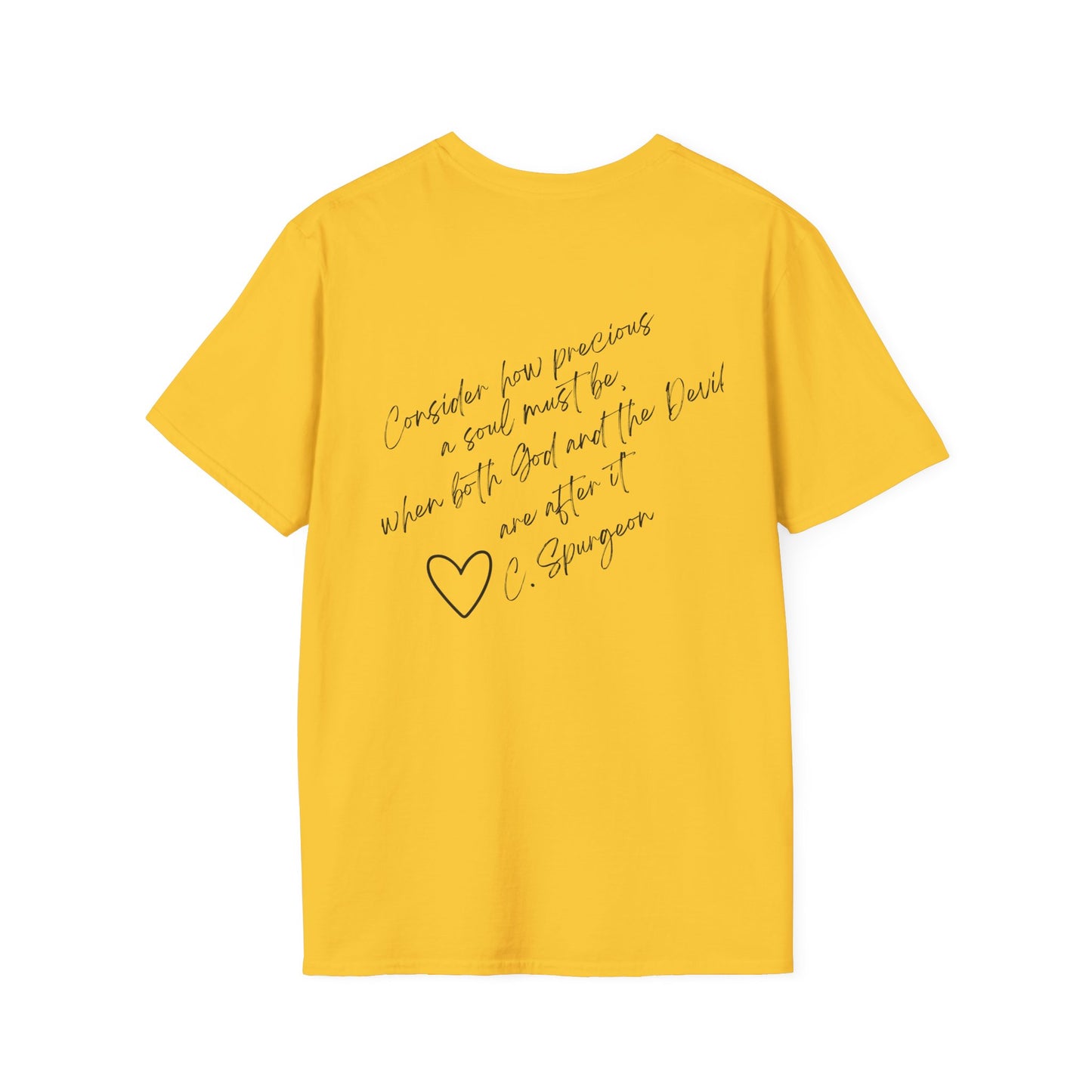 How Precious a Soul- Inspirational Unisex Softstyle T-Shirt