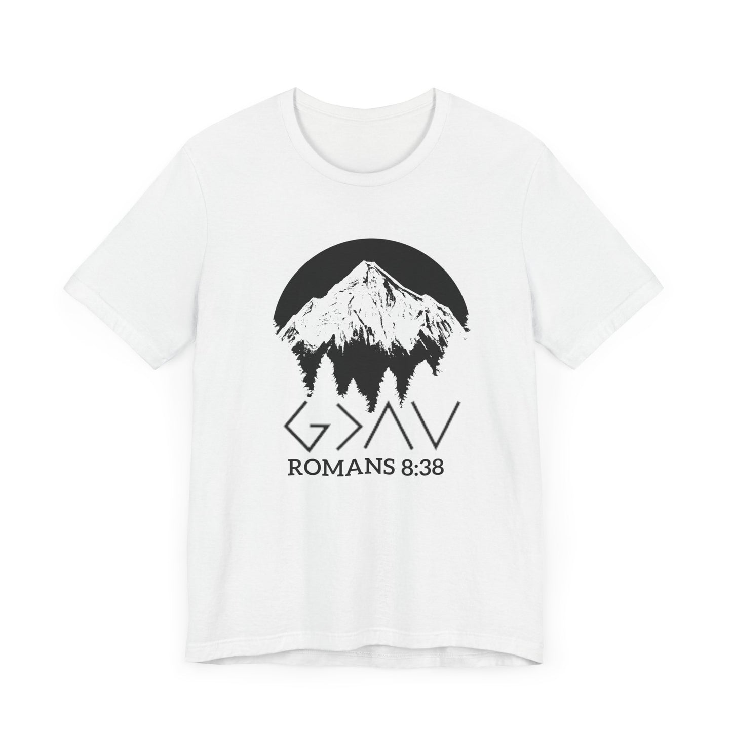 God is Greater Unisex Jersey Short Sleeve Tee