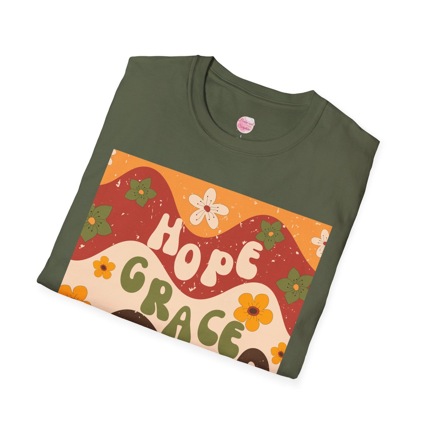 Christian Hope, Love, Grace Unisex T-Shirt