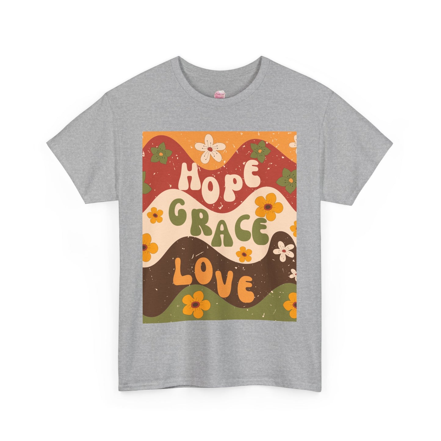 Groovy Faith! Hope Grace Love T-Shirt - Shop Now! 💖