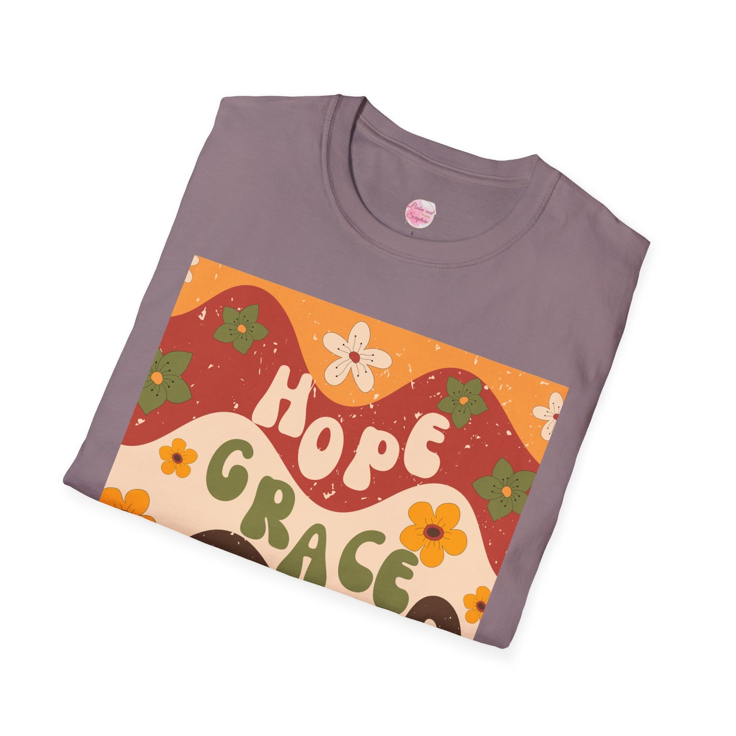 Christian Hope, Love, Grace Unisex T-Shirt