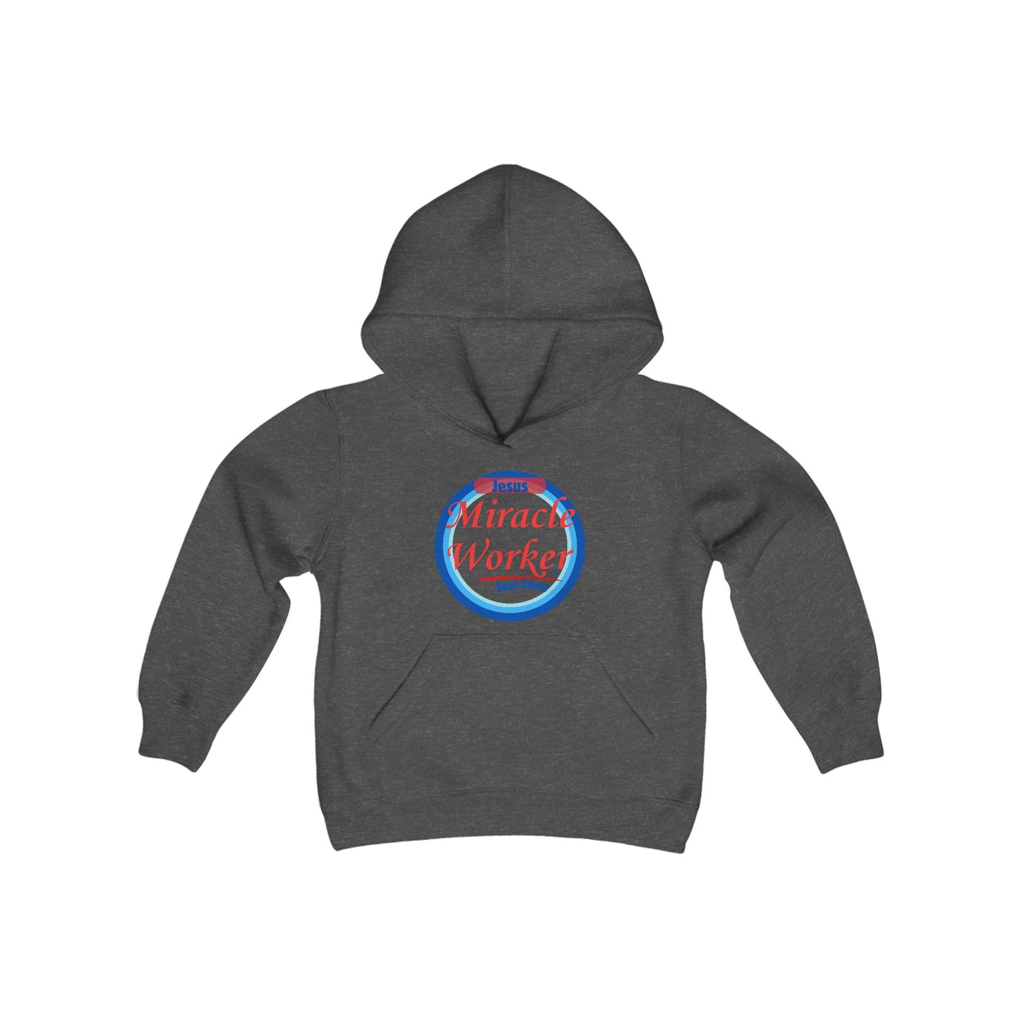 Miracle Worker -Youth Heavy Blend Hooded Sweatshirt