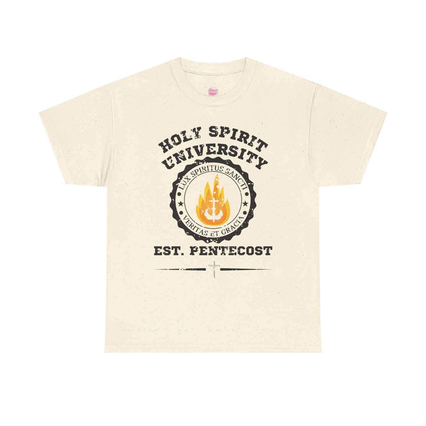 HOLY SPIRIT U. Collegiate Tee 🔥 EST. Pentecost | Comfort Colors