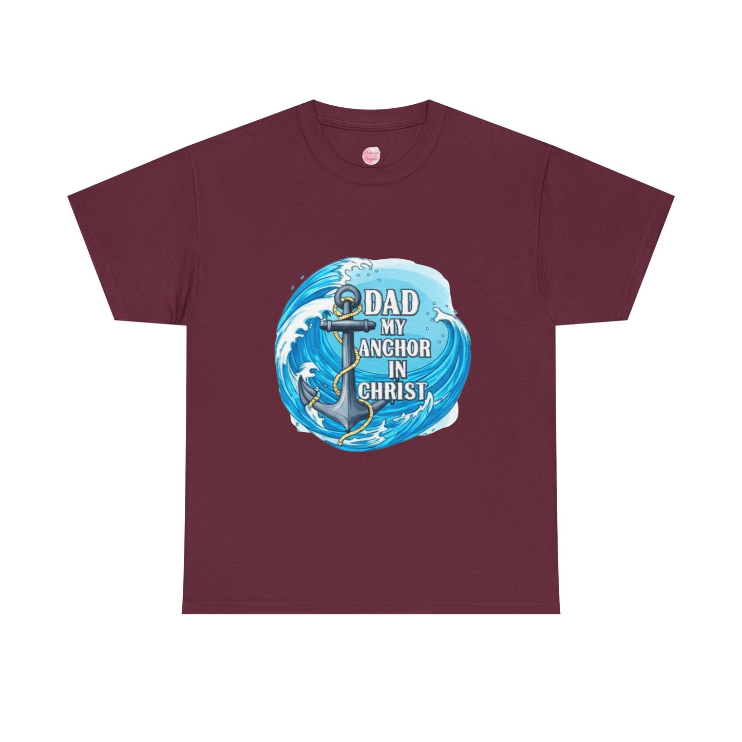 ⚓️ Faith & Family Tee! Dad My Anchor In Christ - Perfect Father's Day Gift! 🙏