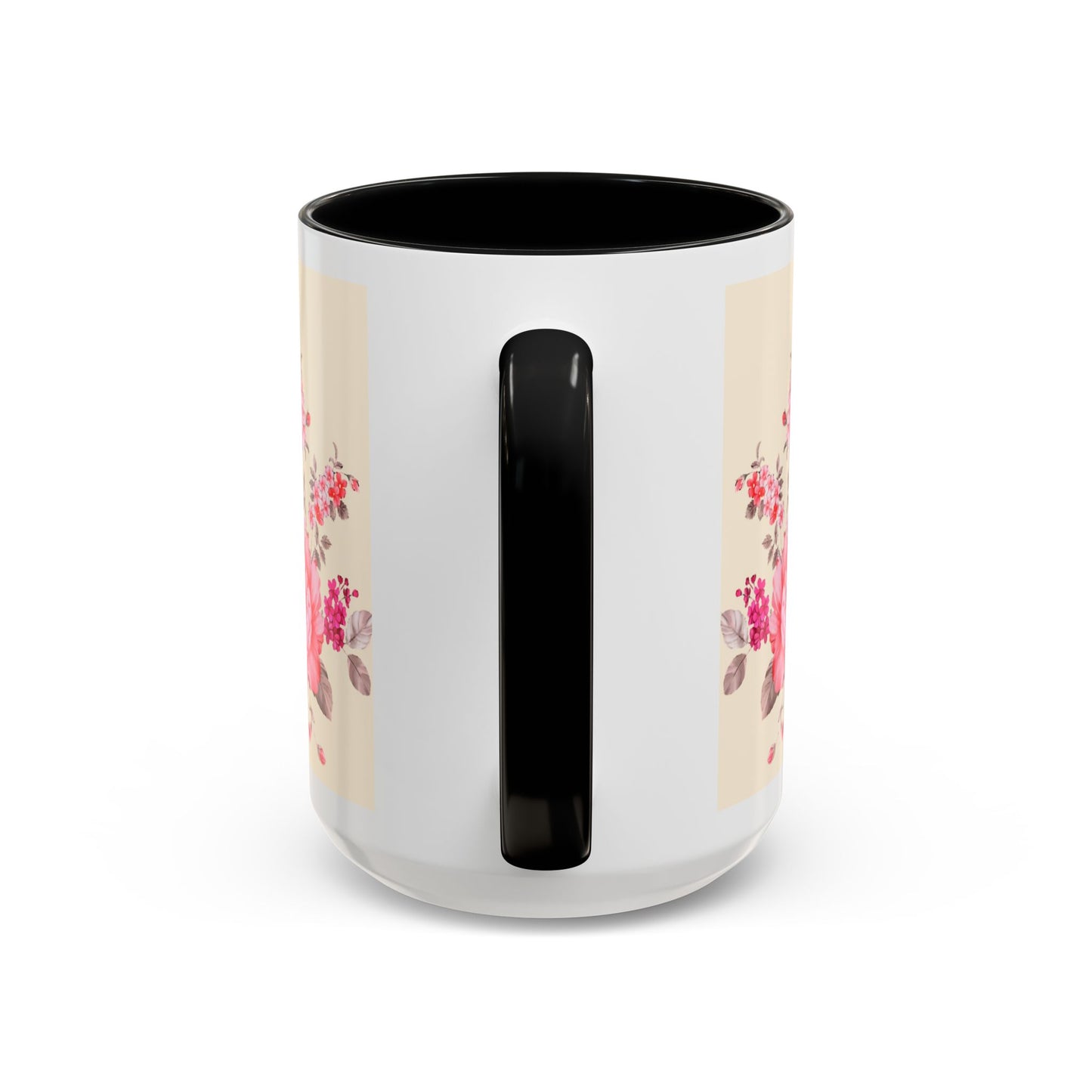 Flowers Accent Coffee Mug (11, 15oz)