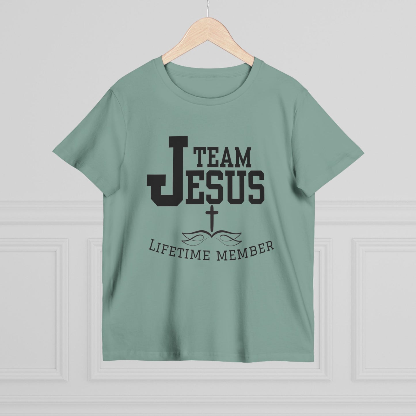 Women's Tee - Team Jesus Faithful Christian Praise Fun Tone