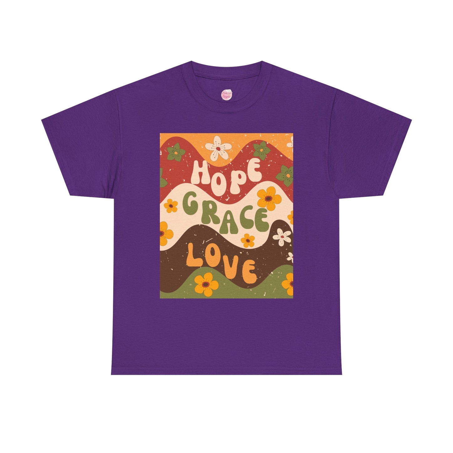 Groovy Faith! Hope Grace Love T-Shirt - Shop Now! 💖