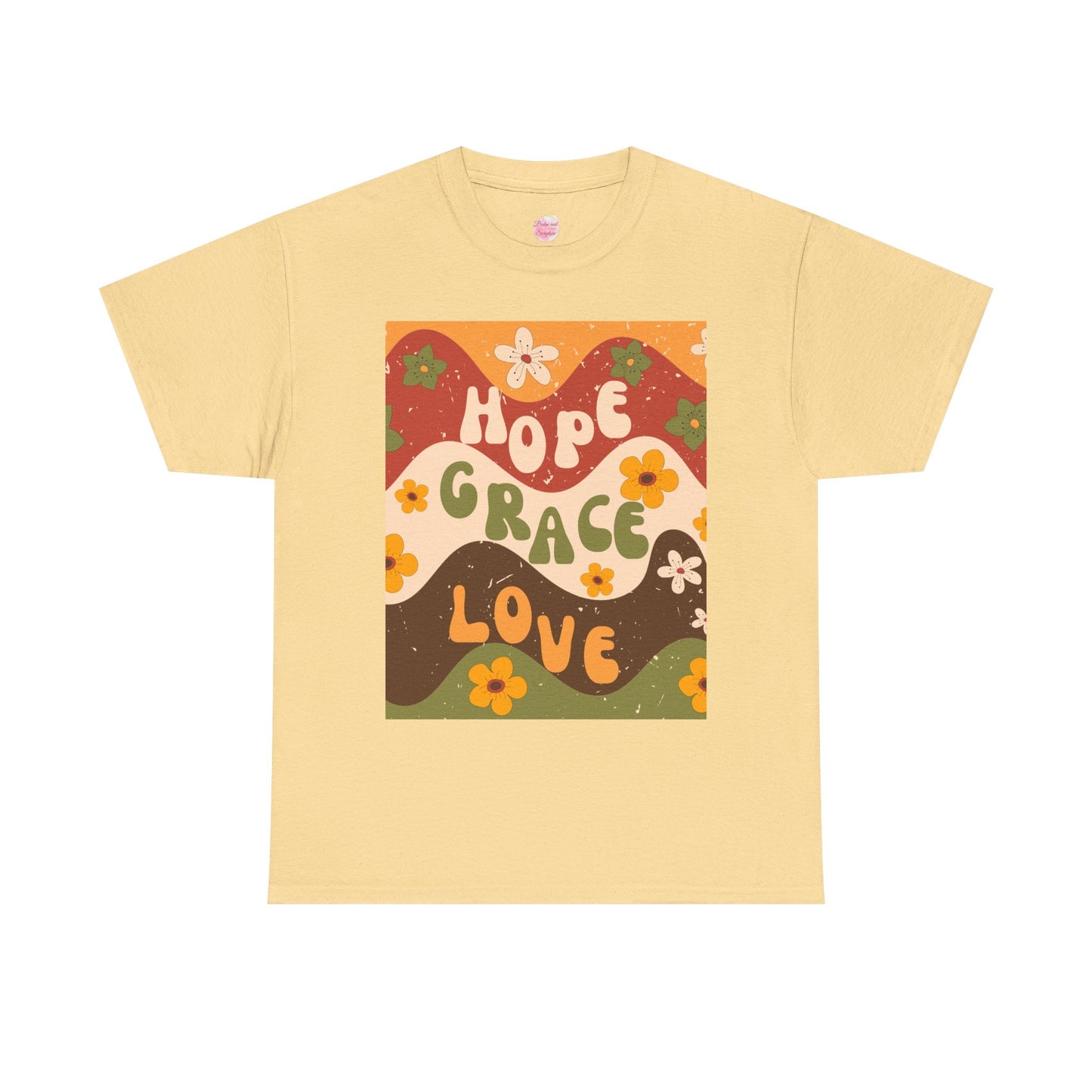 Groovy Faith! Hope Grace Love T-Shirt - Shop Now! 💖