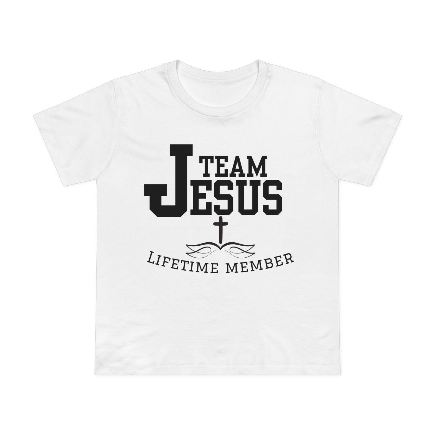Women's Tee - Team Jesus Faithful Christian Praise Fun Tone