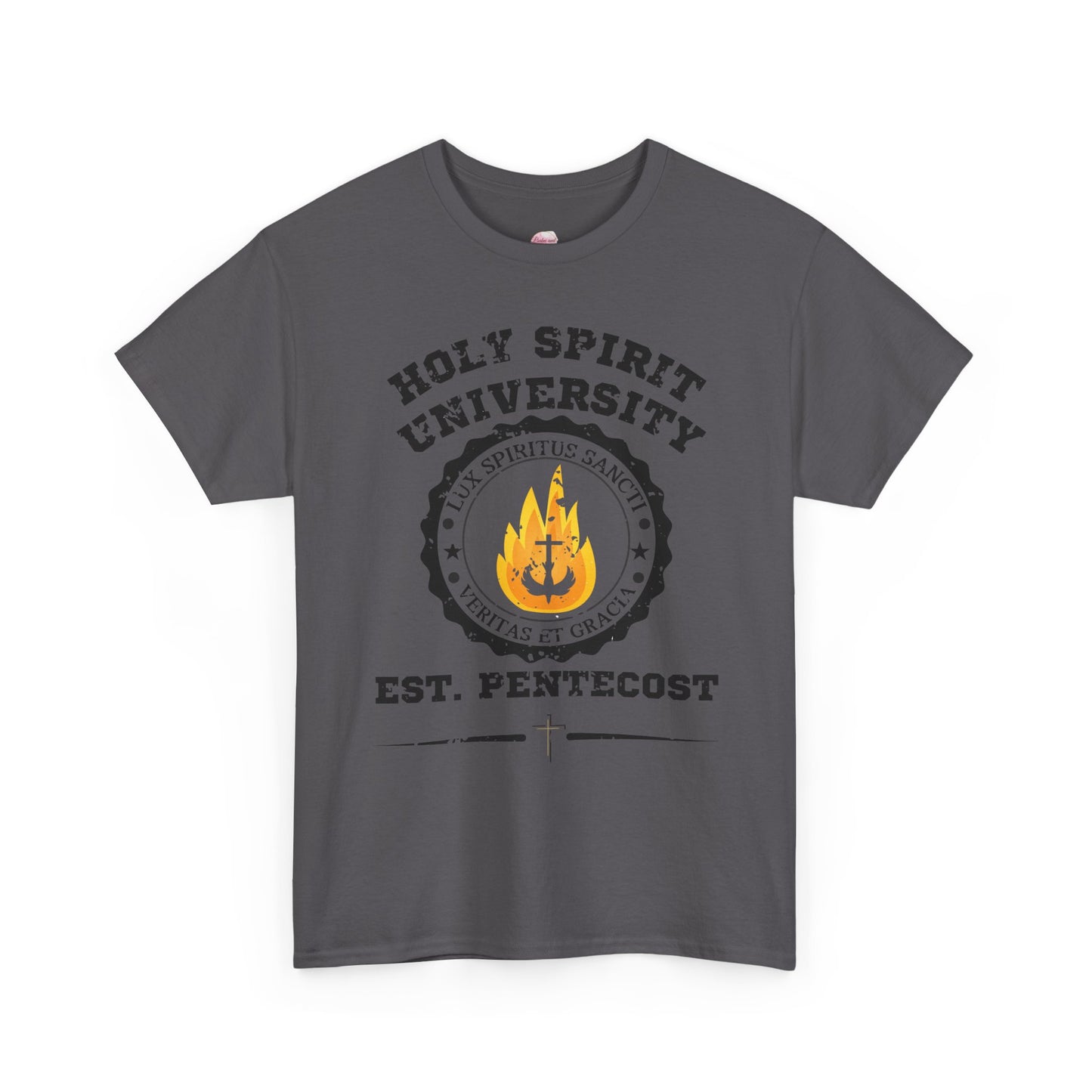 HOLY SPIRIT U. Collegiate Tee 🔥 EST. Pentecost | Comfort Colors