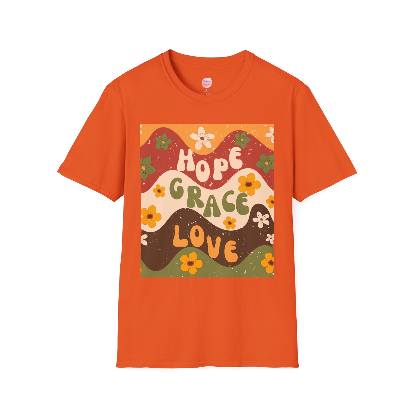 Christian Hope, Love, Grace Unisex T-Shirt