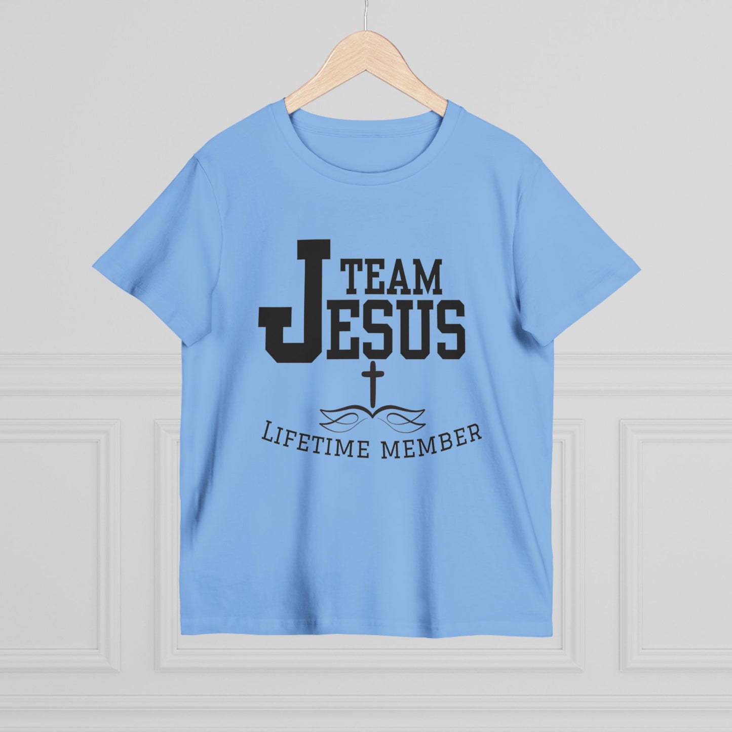 Women's Tee - Team Jesus Faithful Christian Praise Fun Tone