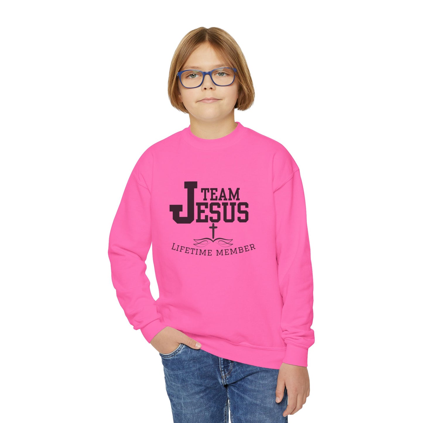 Team Jesus Youth Crewneck Sweatshirt