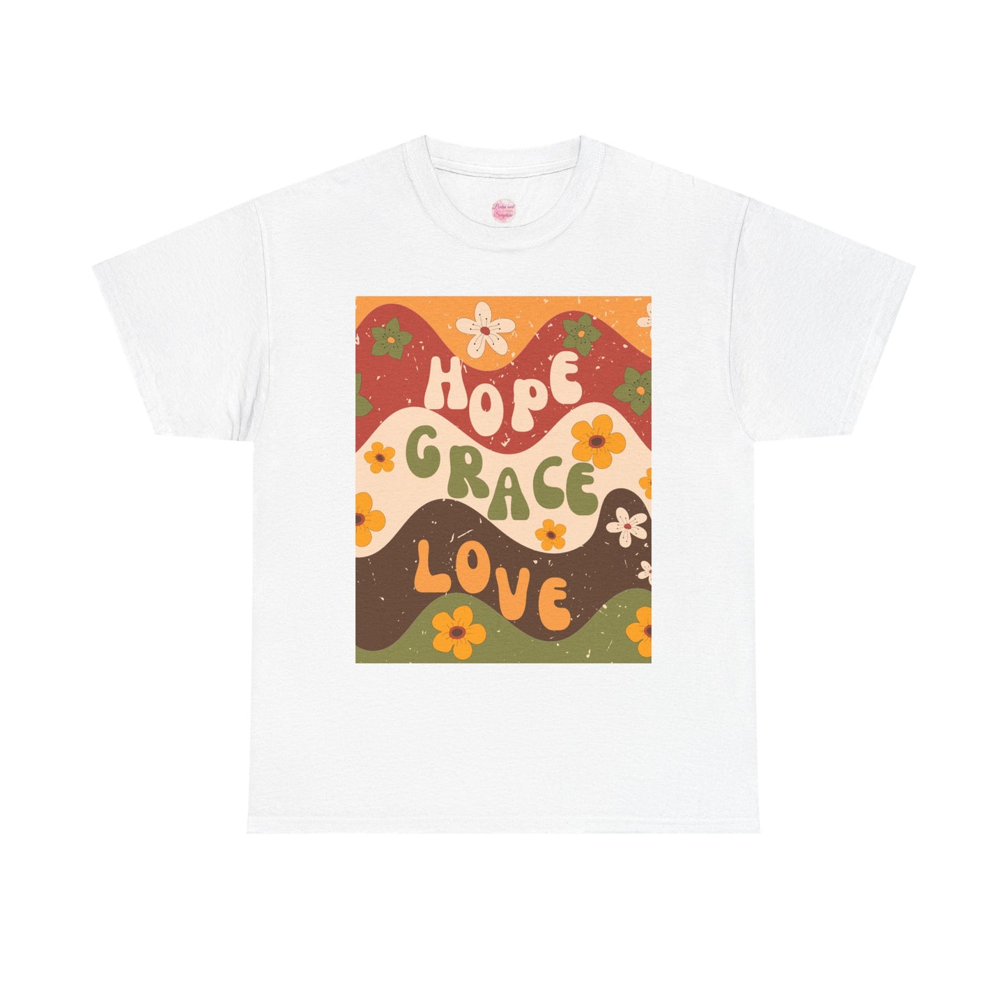 Groovy Faith! Hope Grace Love T-Shirt - Shop Now! 💖