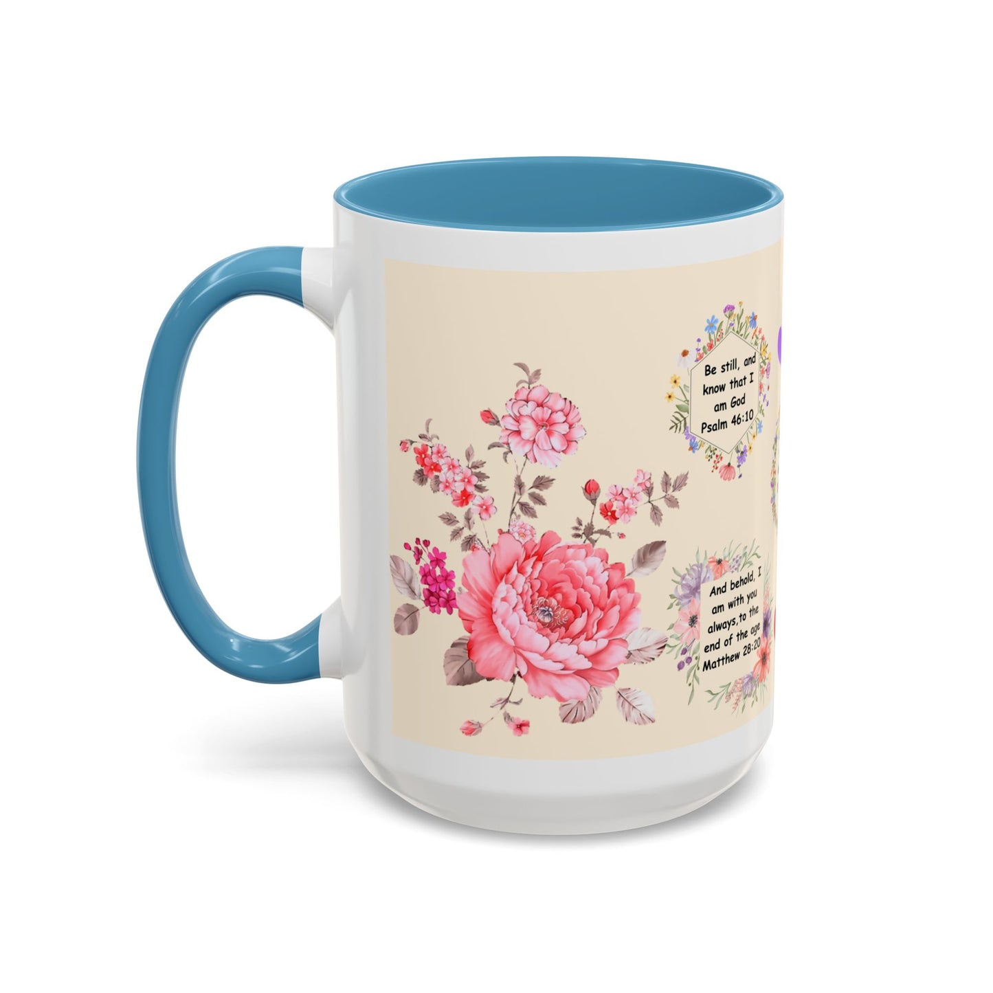 Flowers Accent Coffee Mug (11, 15oz)