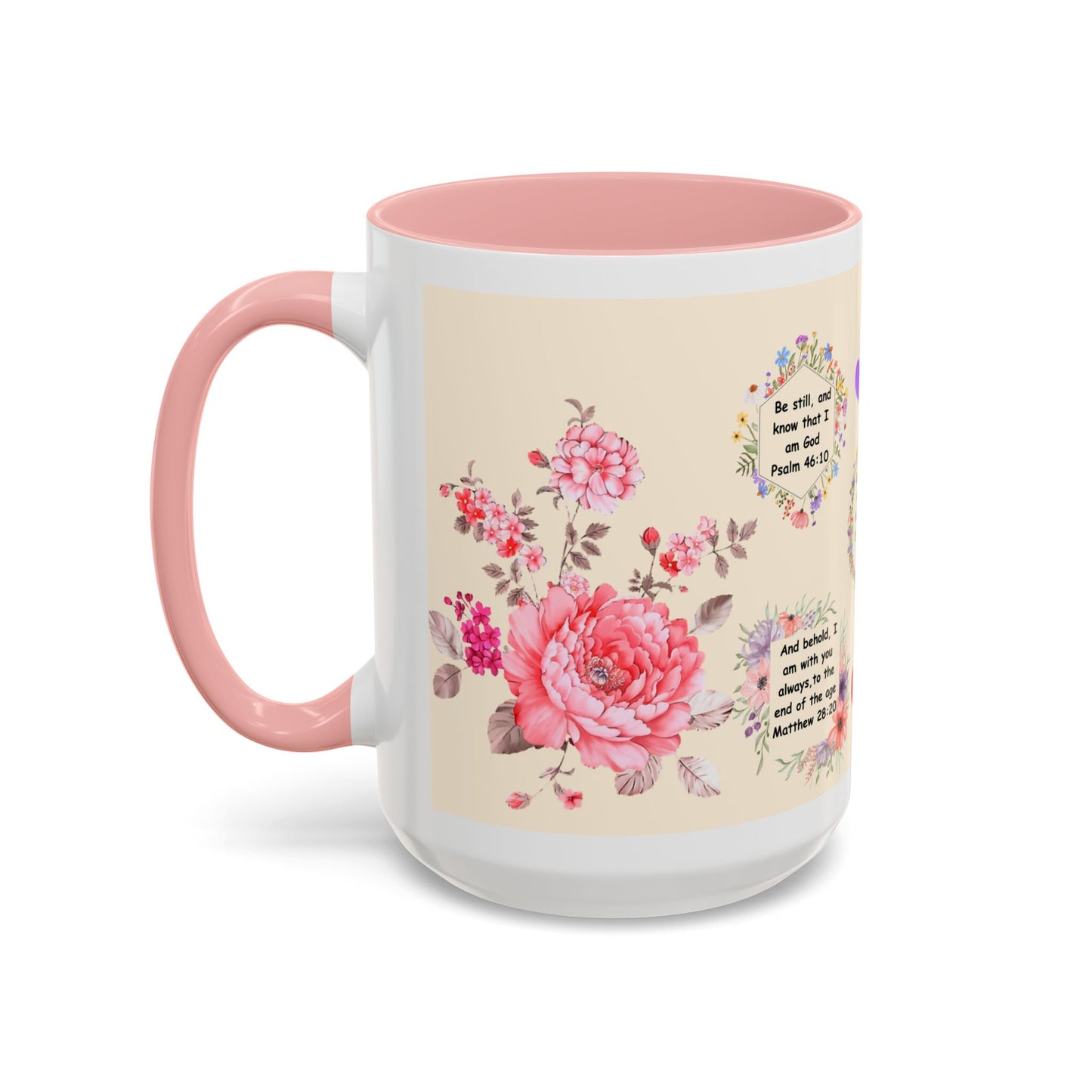 Flowers Accent Coffee Mug (11, 15oz)