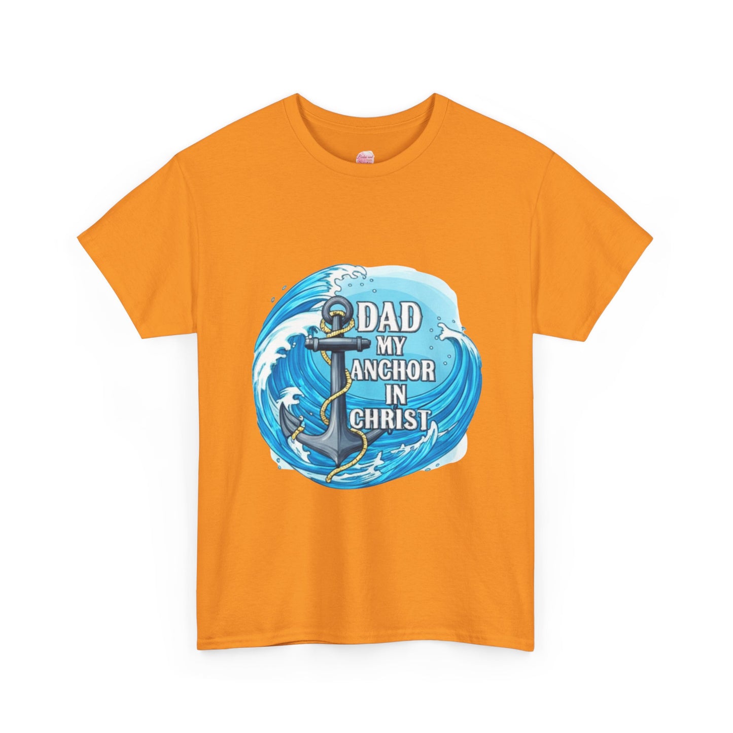 ⚓️ Faith & Family Tee! Dad My Anchor In Christ - Perfect Father's Day Gift! 🙏