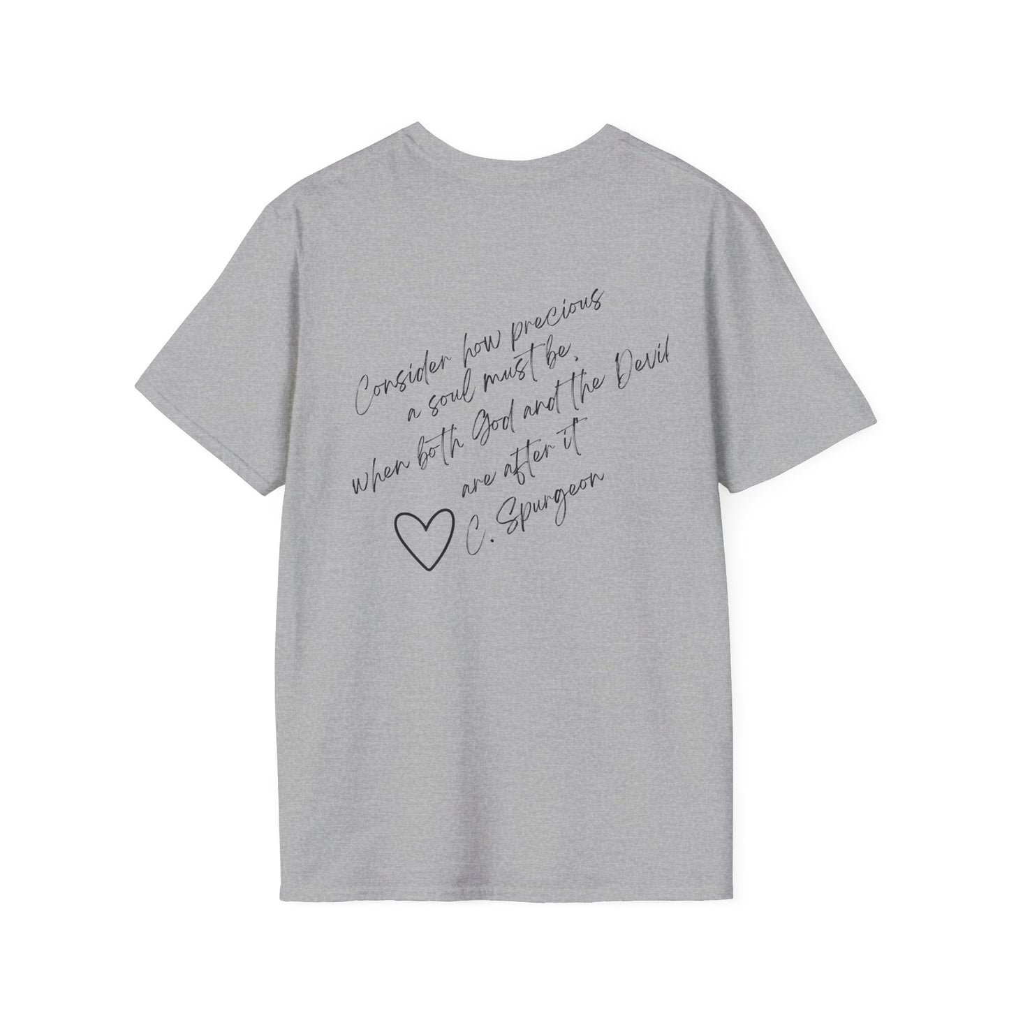 How Precious a Soul- Inspirational Unisex Softstyle T-Shirt