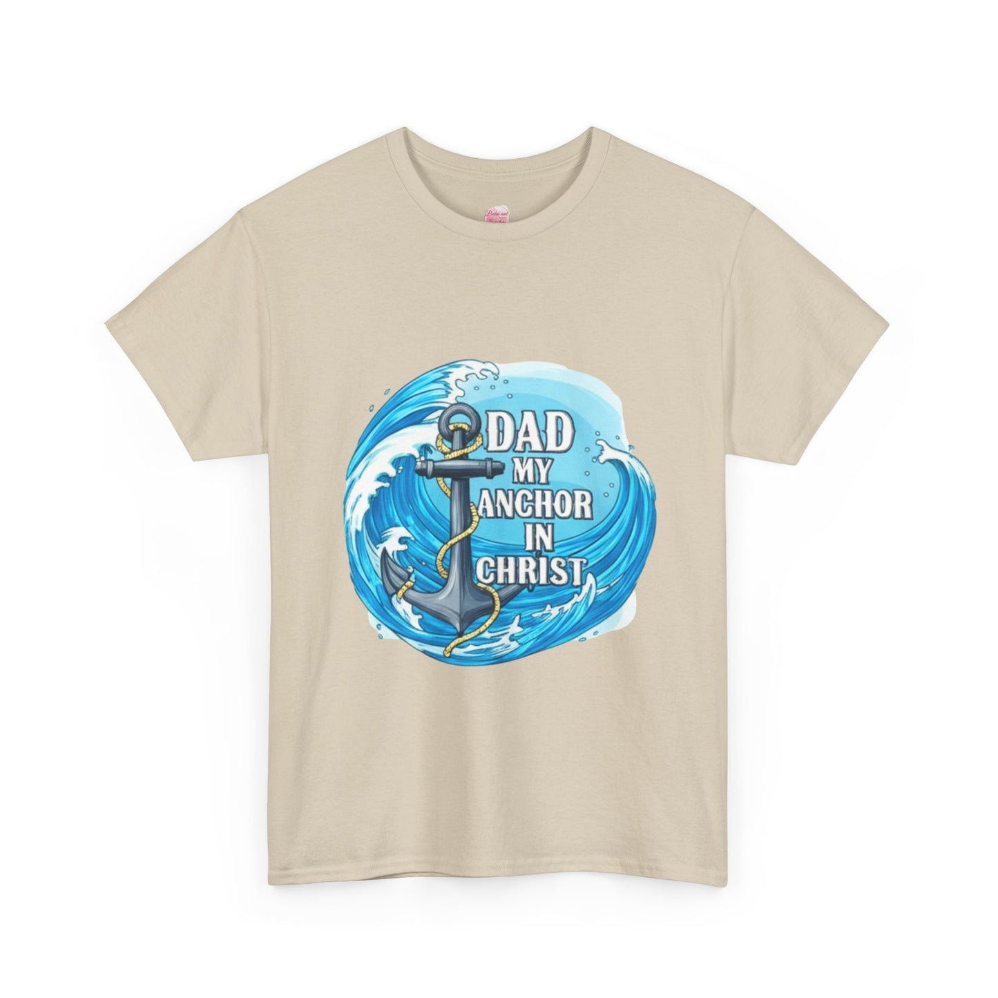 ⚓️ Faith & Family Tee! Dad My Anchor In Christ - Perfect Father's Day Gift! 🙏