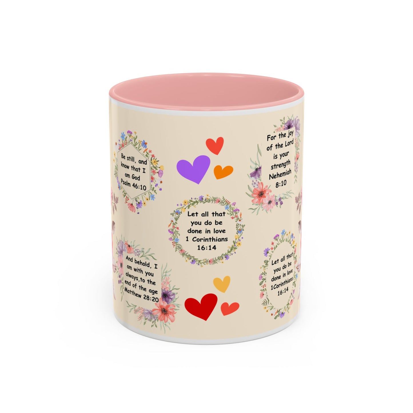 Flowers Accent Coffee Mug (11, 15oz)