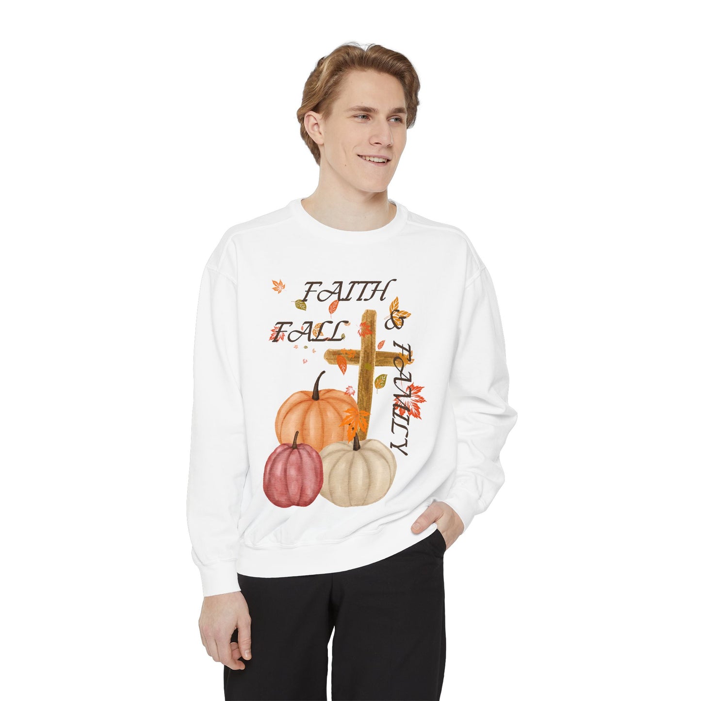 Fall Faith Unisex Sweatshirt - Warm and Comfortable Christian Apparel