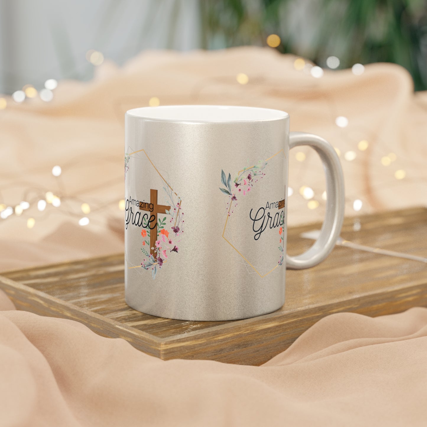 ✨ Faith & Coffee: Golden Grace Mug ✨