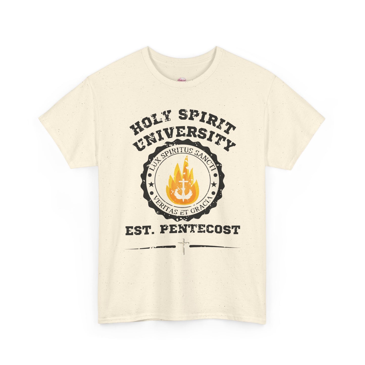 HOLY SPIRIT U. Collegiate Tee 🔥 EST. Pentecost | Comfort Colors